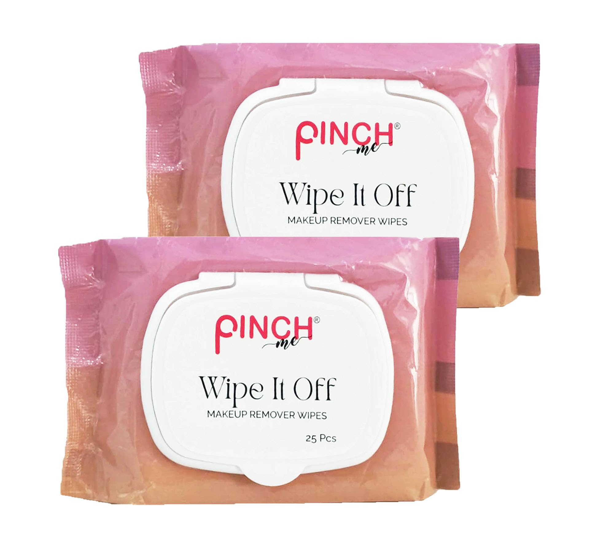 Pinch Me Wipe It Off Makeup Remover Wipes, Daily Cleansing Wipes Removes Waterproof Makeup Remover Paraben & Alcohol Free 25 Pieces of Wipes Per pack (Pack of 2)-image-21