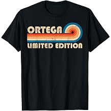 ORTEGA Retro 70s 80s Sunset Stripe T-Shirt