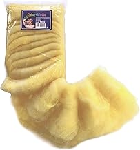 Color Cotton Wool, Farbwatte, Coloured, Colourful Dekowatte 150g Rose No. 12025 Maize Yellow