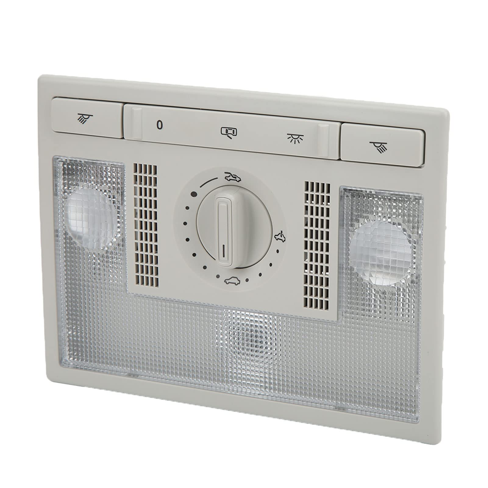 Akozón Luz de Lectura de Cúpula, Luz de Techo de Cúpula de Coche Gris 6Q0959613a para Seat Altea 2004+ para Seat Leon 4 2006-2013 para Seat Toledo 2005-2009