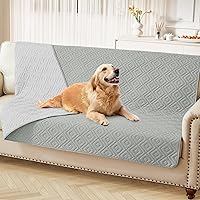 Vista 24 de hyha Manta impermeable para perro, manta suave para cama de perro, manta para mascotas, funda de sofá impermeable lavable para perros, fundas Gris