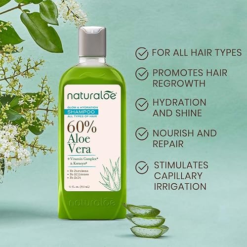 Miniatura 4 de Naturaloe - Brillo e hidratación - 60% Aloe Vera (champú)