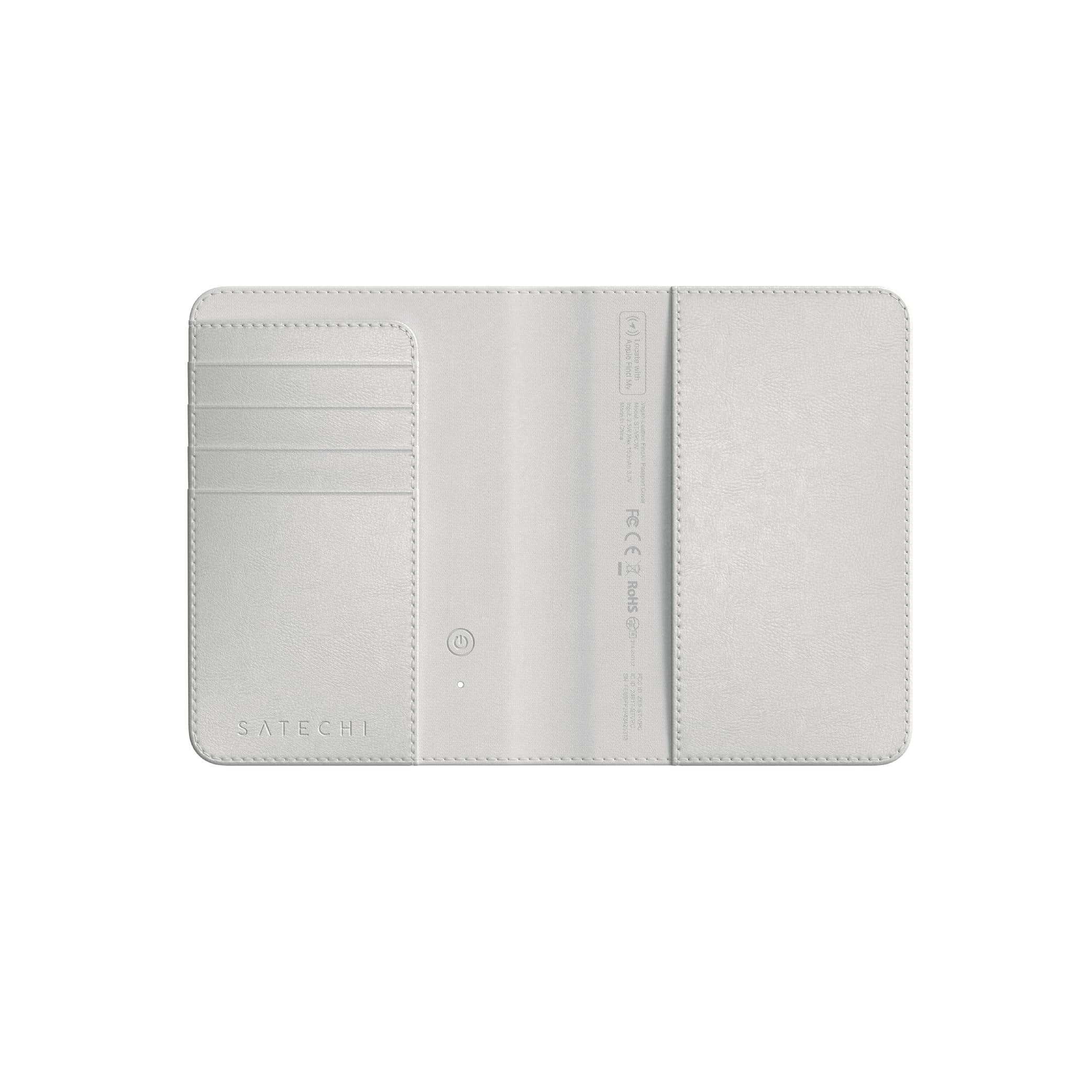 [SATECHI] パスポートホルダー 探す (FIND MY) 機能 4枚カードホルダー付きパスポートカバー ワイヤレス充電 RFID保護機能搭載 ？ トラベルエッセンシャル ヴィーガンレザー パスポートホルダ… Amazon.co.jp: [Satechi] パスポートホルダー 探す (Find My) 機能 4枚