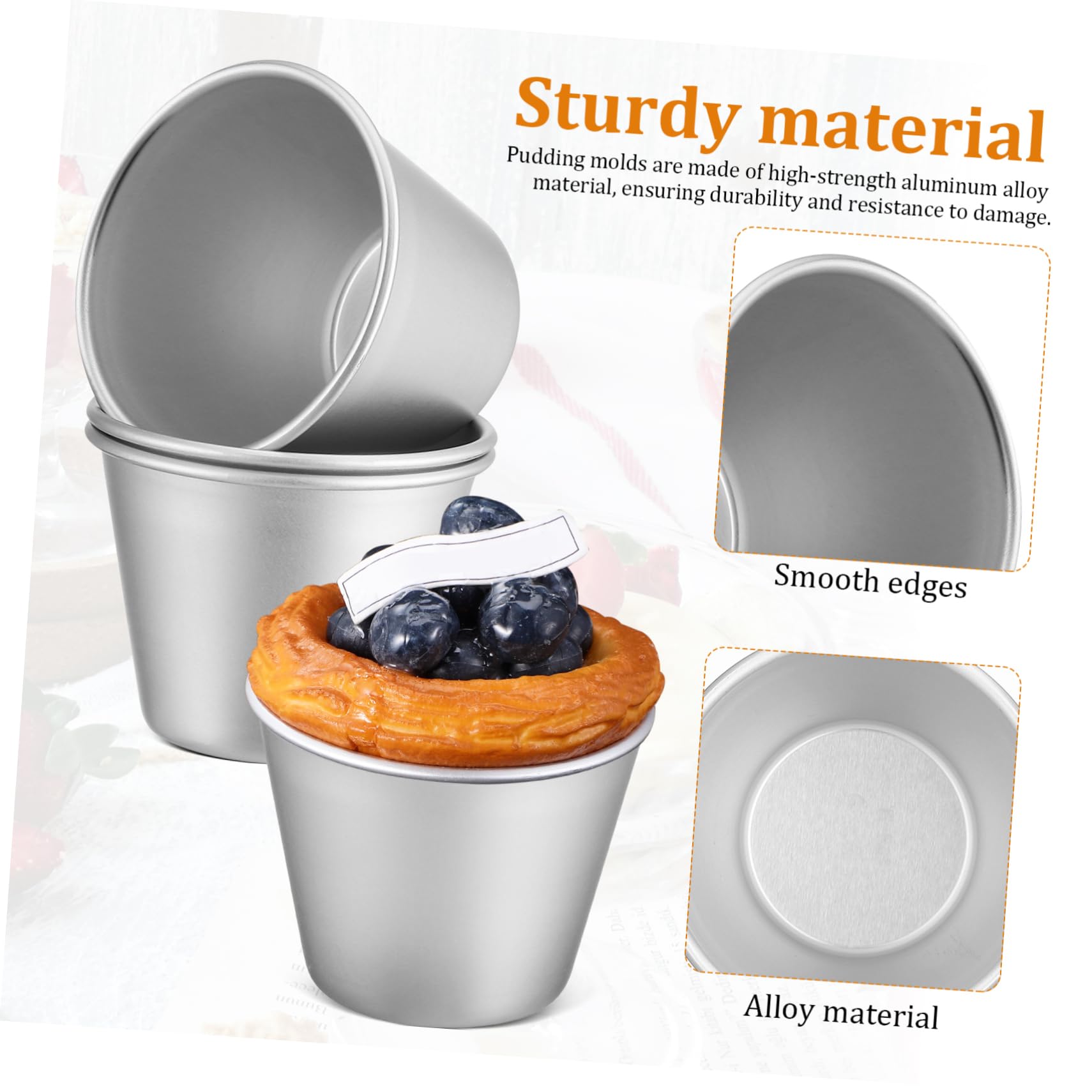 16piezas Moldes Para Hornear Moldes De Pudding y Magdalenas De Utensilios Antiadherentes Para y Postres Perfectos Para Fiestas y Uso Diario
