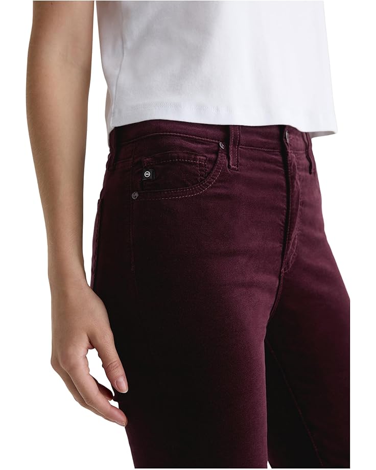 AG Jeans Mari Mid Rise Slim Straight Jean In Winery - #4 of 5