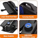 Dolphy Portable Mini Magnetic Under Desk Bike with Adjustable Resistance & LCD Monitor Resistance Band Suitable for Home Gym Office gallery image