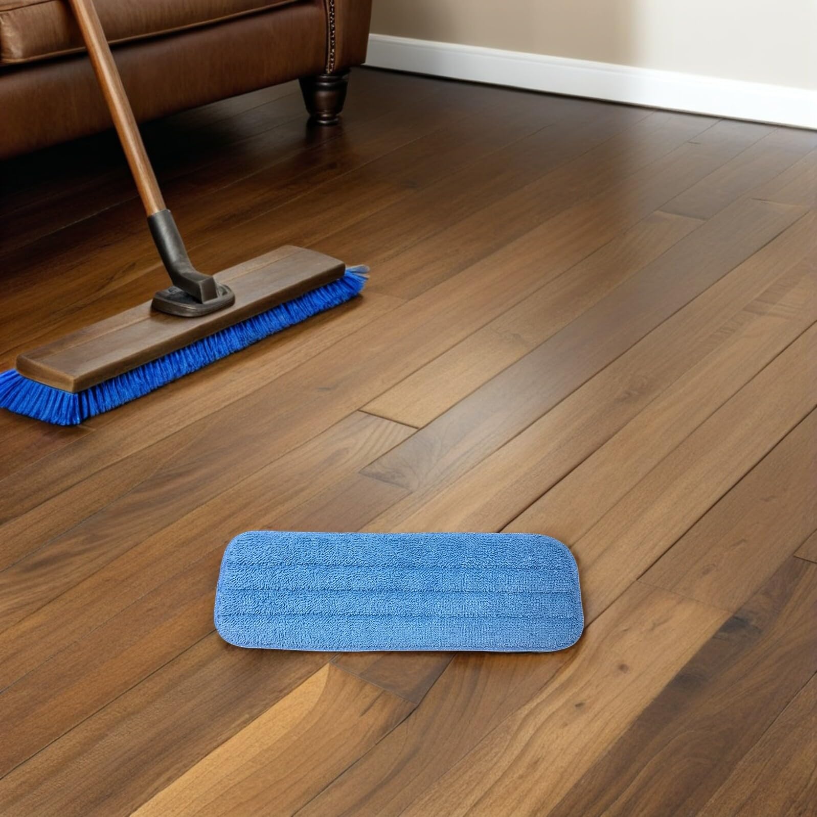 10 pezzi Panni Microfibra Ricambio per Mop Spruzzino Lavapavimenti Lavabili e Riutilizzabili per Pulizia Pavimenti Duri Adatti Piastrelle e Laminato
