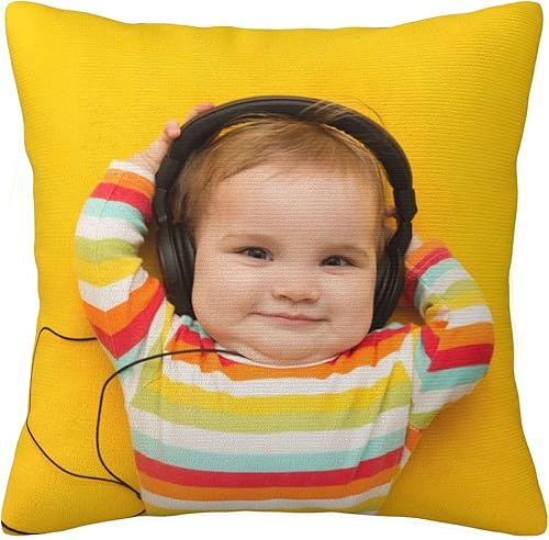 Funda de almohada personalizada, almohada con fotos de amor, diseño personalizado de fotos o texto, regalos personalizados para cualquier almohada