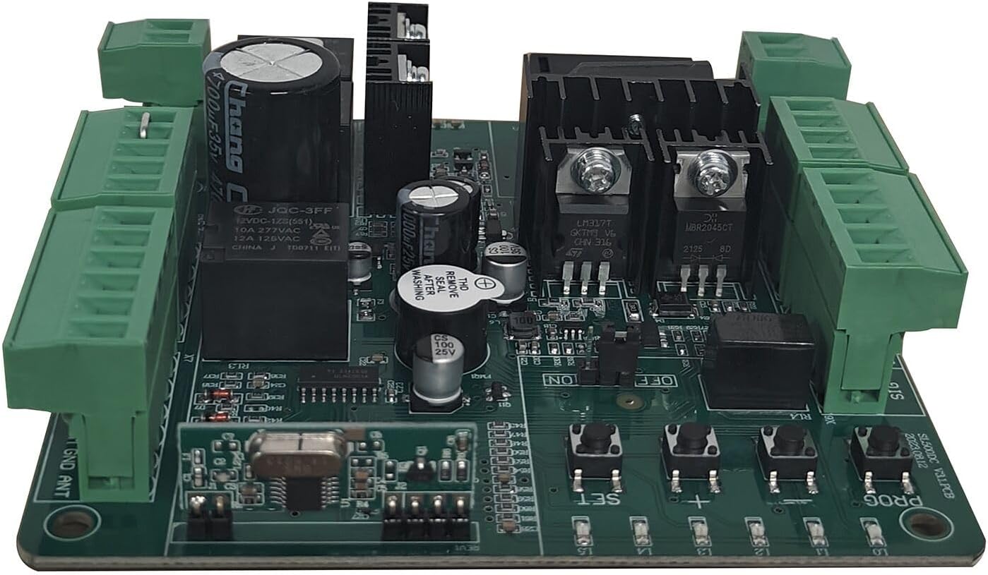 Circuit Control Board for Sliding Gate Opener with Blue and Black Magnets AC110V