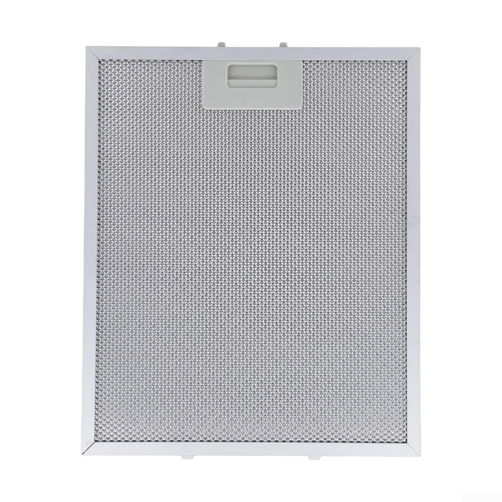 Filtros para campana extractora, filtro de ventilación de malla metálica, filtro de campana de cocina, filtro de grasa para campana extractora, 280 x 355 x 9 mm, color plateado