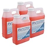 RV Antifreeze Concentrate -50°F Protection | 32oz Bottle Makes 1-Gallon | 1:3 Ratio | Non-Toxic (4-Pack)