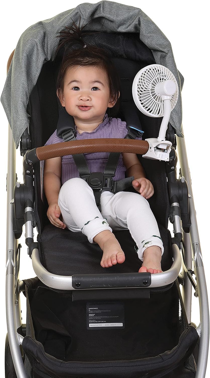 Dreambaby Caged Deluxe EZY-Fit Ventilator zum Aufstecken, Weiß