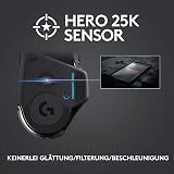 Logitech G502 LIGHTSPEED Wireless Gaming Mouse, HERO 16K Sensor, 16,000 DPI, RGB, Adjustable Weights, 11 Programmable Buttons, Long Battery Life, On-Board Memory, PC/Mac - Black (German Packaging) - 3