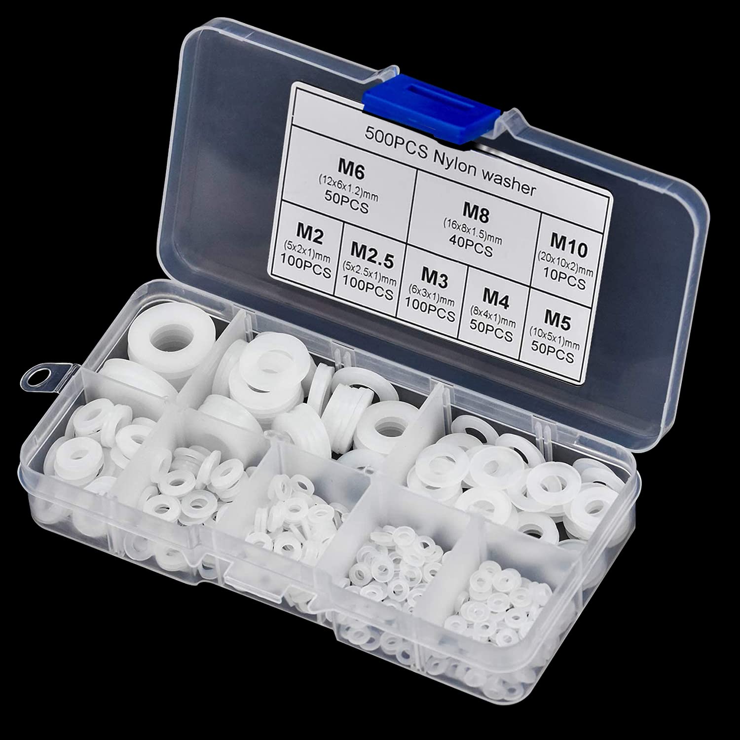 50 Stück Transparente Dichtungen - Unterlegscheiben Für Duschtürgriff & Montage