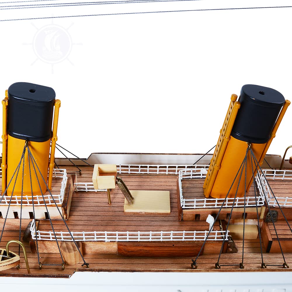 Mua RMS Titanic Model Wooden Cruise Ship Model 24" Fully Assembled Display Nautical Home Decoration Medium 24 B0b94hs3qn - View #4