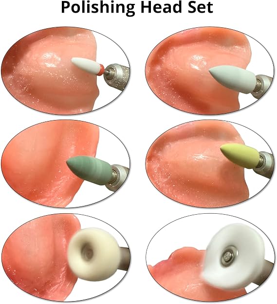 USB Cleaning and Polishing Tool Helps Remove Surface Stains and Refine Edges for a Comfortable Fit Portable Mini Polisher with Complete Polishing Head Set & Step-by-Step Instructions Gift