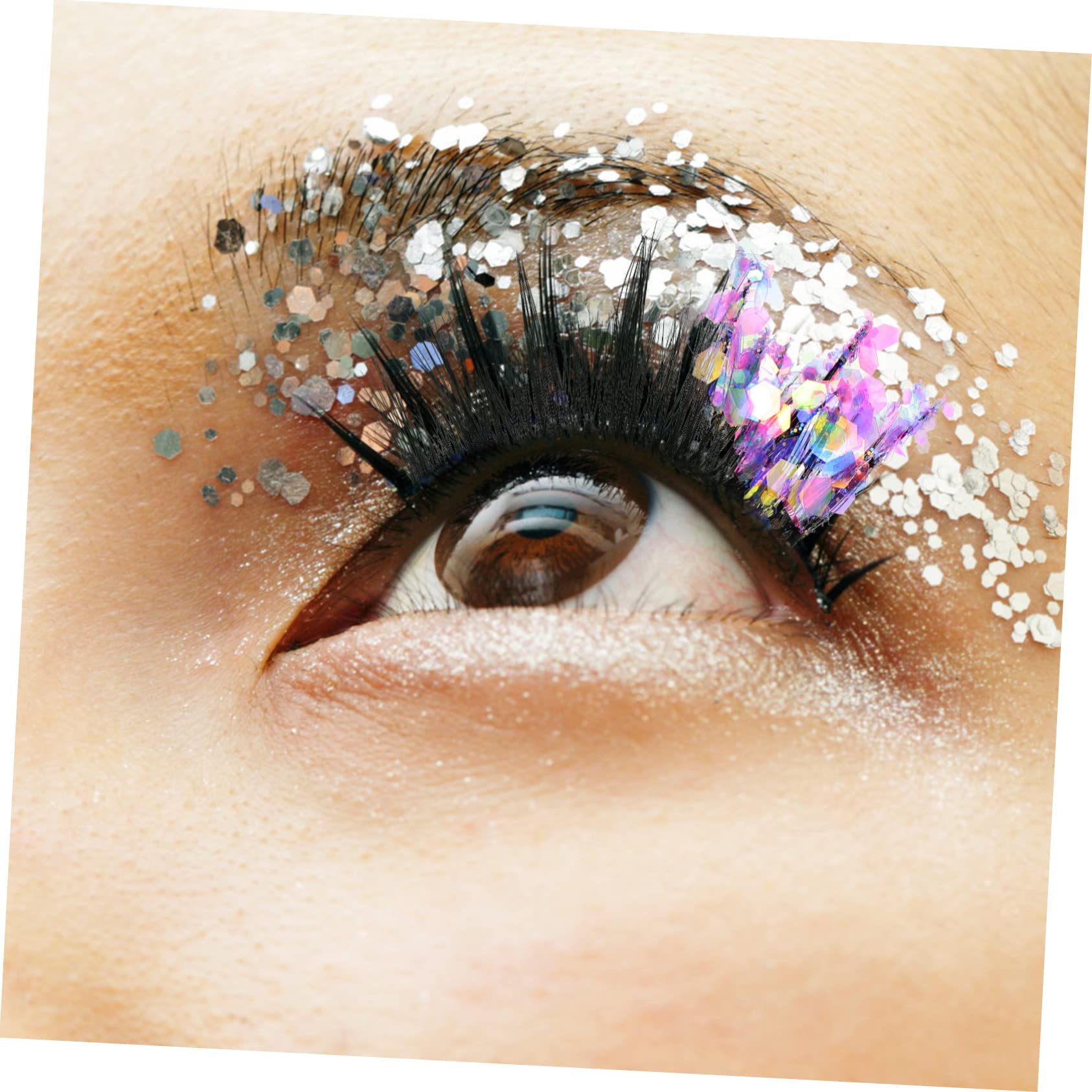 FOMIYES 4 Set Di Ciglia Finte Riutilizzabili Ciglia Finte Naturali 5 Stili Accessori Per Il Trucco Per Natale E Halloween 3 Paia * 4