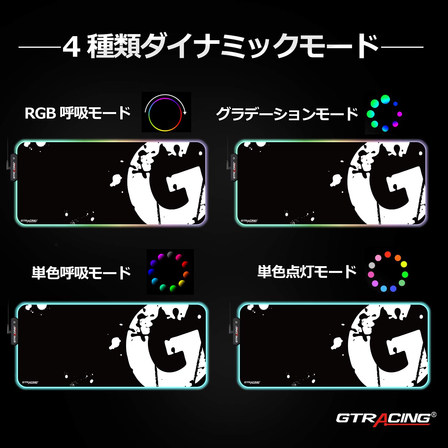 Amazon.co.jp: GTPLAYER ゲーミングマウスパッド マウスパッド