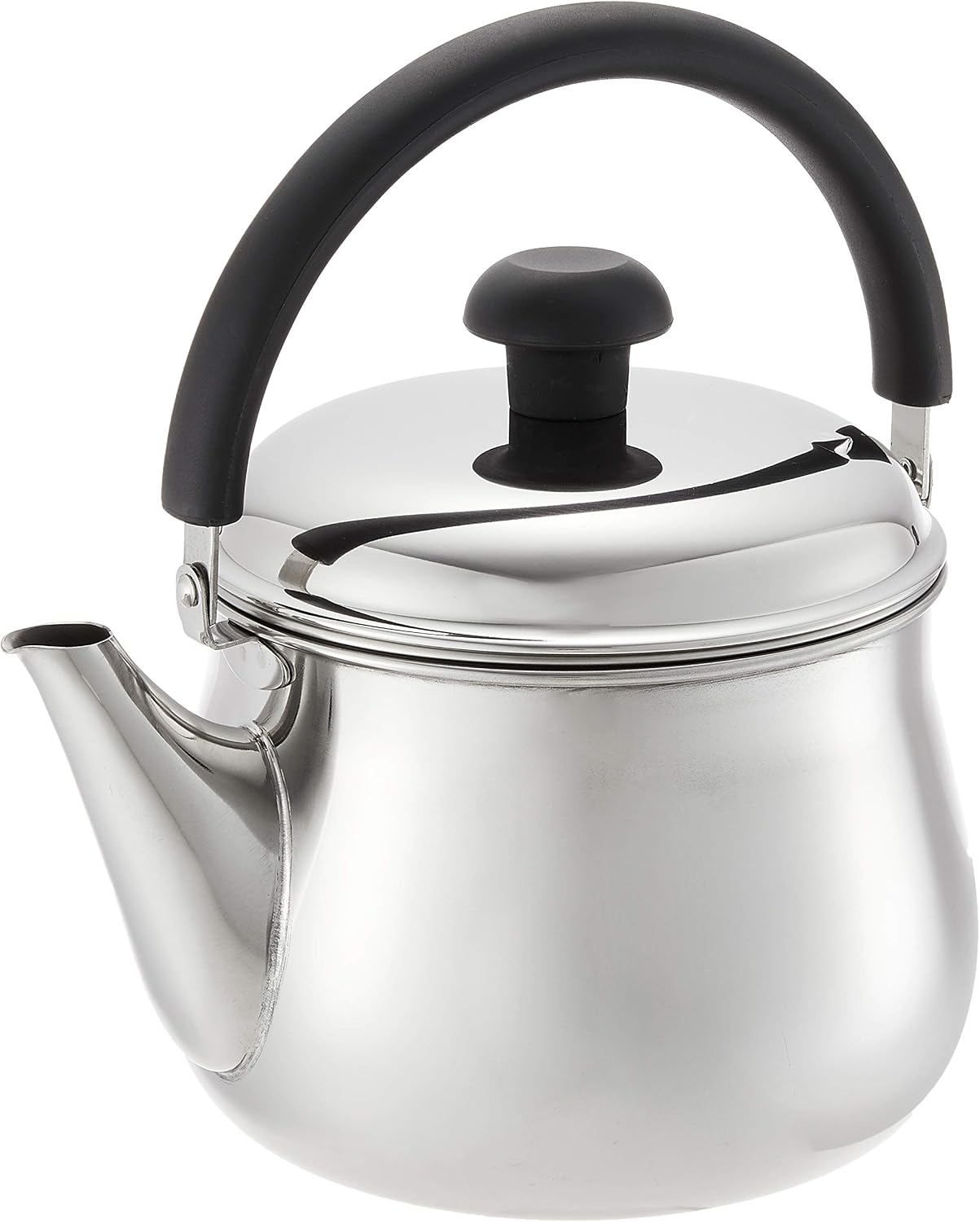 Miyazaki Seisakusho SP-50 Oolong Herb Kettle, 0.7 gal (2.5 L), Stainless Steel, Wide Mouth, Made in Japan