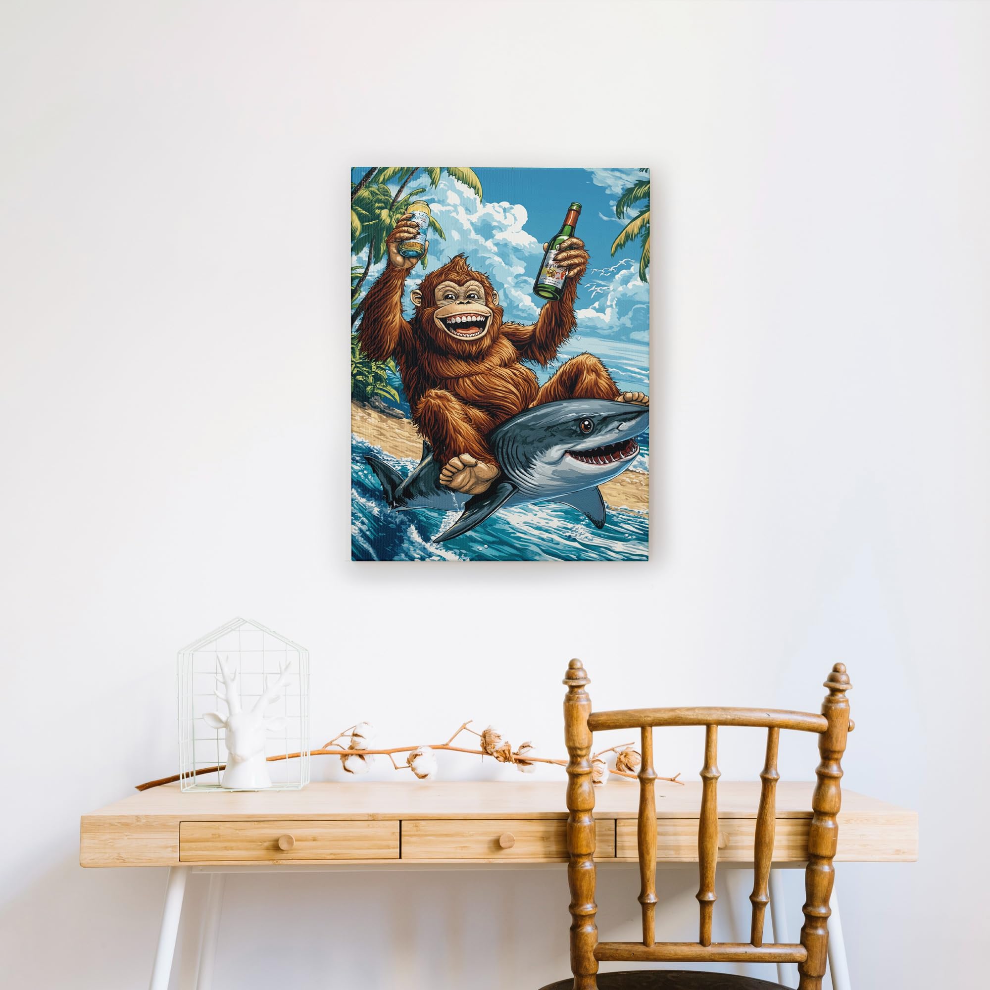 MONKEY MARK フルーツ・パラシュート グラフィックアート A1サイズ