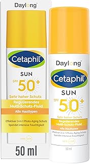 Cetaphil sun Daylong SPF 50+ Multi-Schutz-Fluid Gesicht, 50 ml Lotion