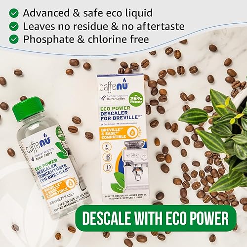 Miniatura 4 de Solución de descalcificación compatible con Breville. Botella de solución descalcificadora. El kit de descalcificación elimina la cal para un café