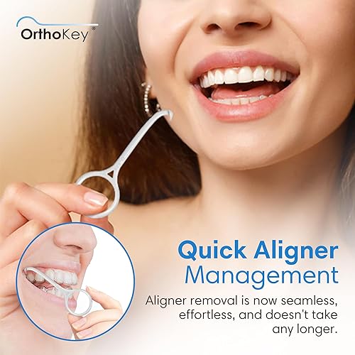 Miniatura 6 de OrthoKey Aligner Remover  Herramienta versátil de eliminación de alineador transparente y retenedor  Removedor higiénico Invisalign, agarrador de