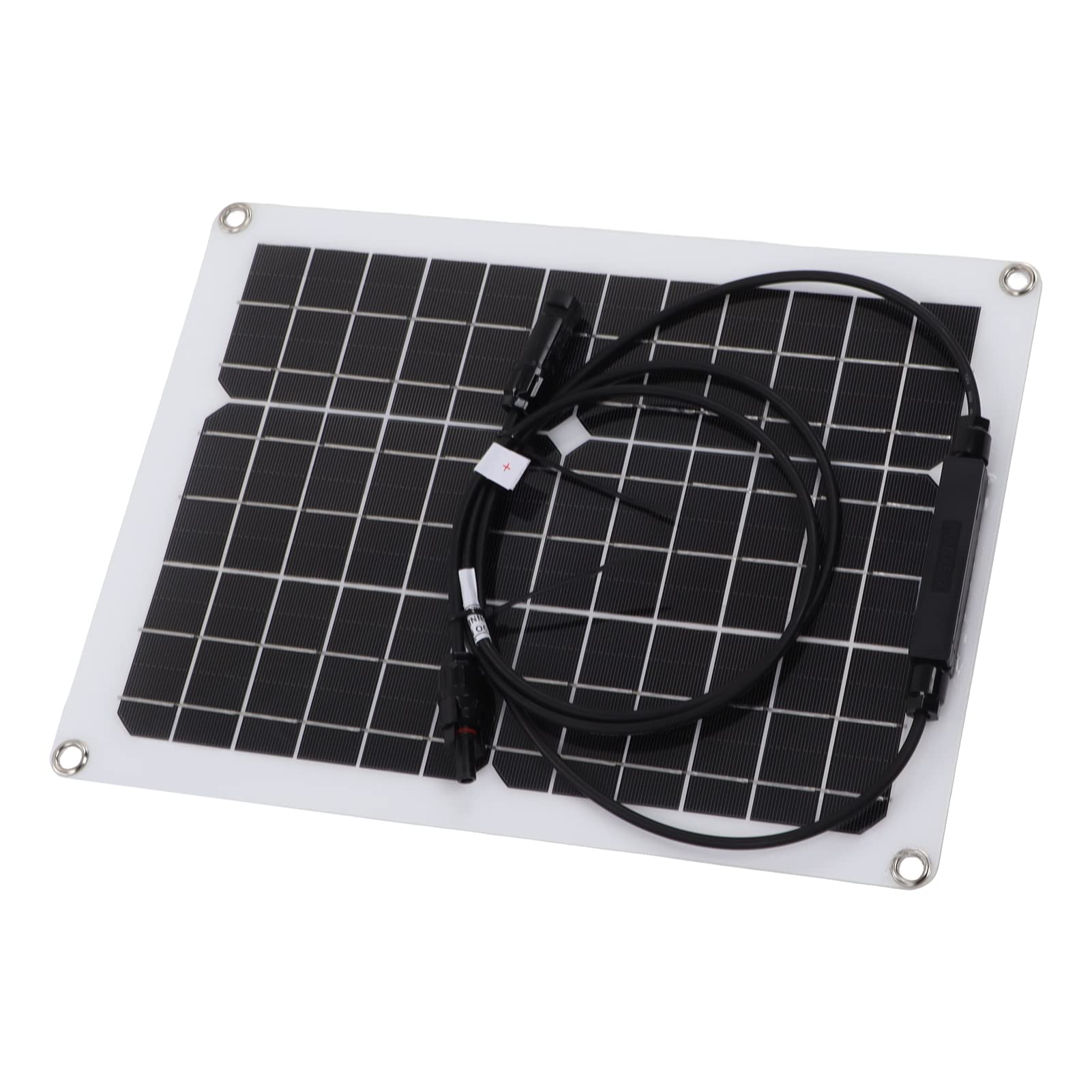 Componenti del fotovoltaico monocristallino flessibile del pannello solare 15W 12V Carica batteria portatile per da campeggio