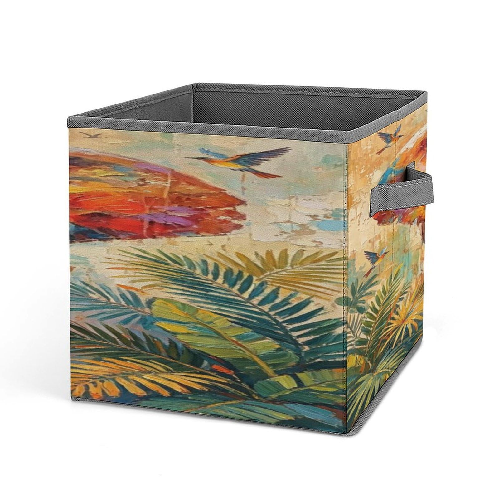 Fekiloot Style Elephant Poster Storage Bins Storage Baskets