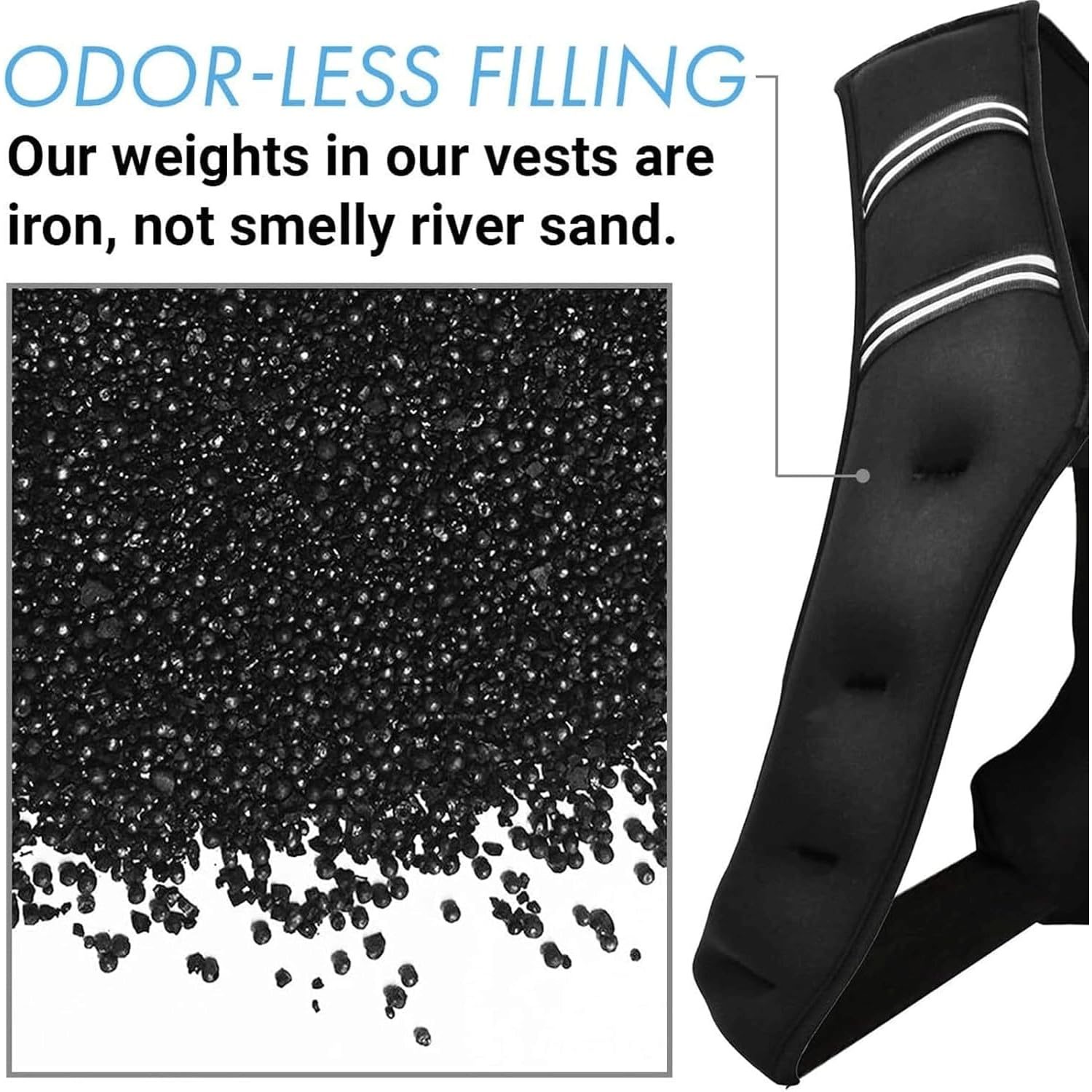 Weighted Vest Sport 22 Lbs Fixed Weights Included Body Weight