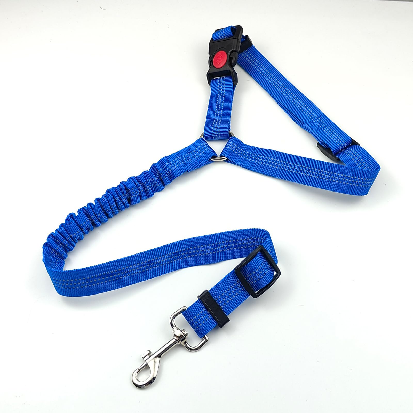 Cintura Sicurezza Cani per Auto - Cintura di Sicurezza per Cani di Piccola Taglia Cane di Taglia Media (Blu)