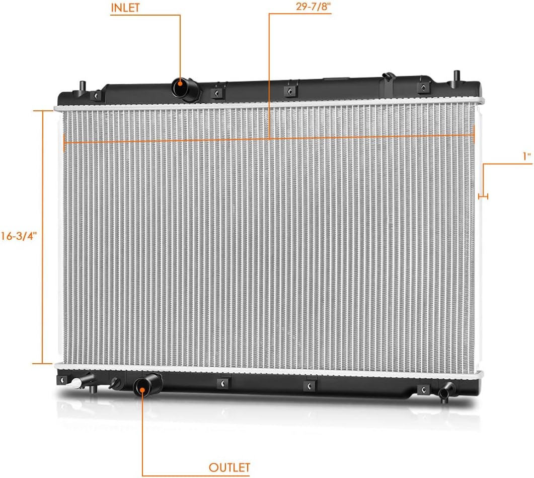 DPI-13626 Aluminum Core Cooling Radiator Compatible with 17-20 Honda CR-V 1.5L