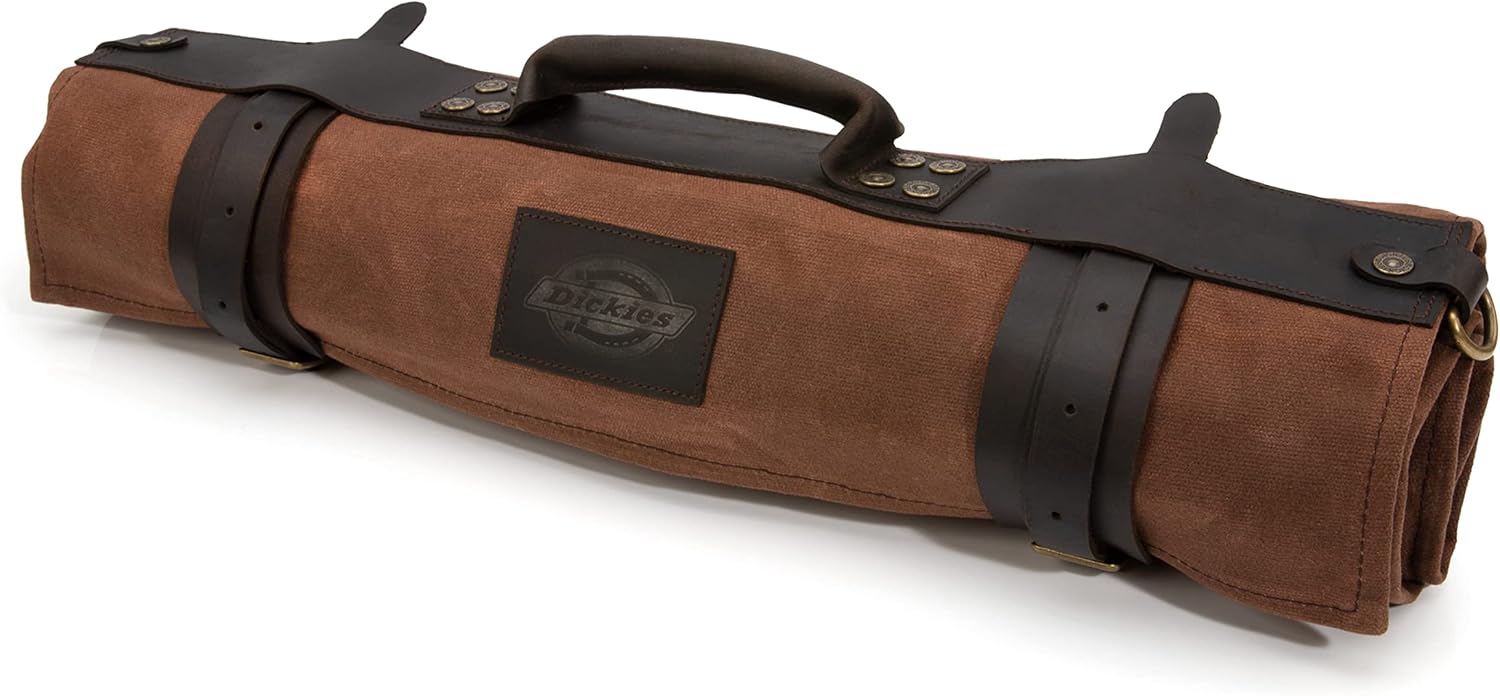 Dickies Chef Knife Roll Bag Portable Organizer and Cutlery