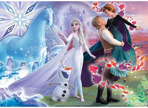 Trefl, Puzzle, The Magic World of Sisters, Disney Frozen 2, 200 pieces, for children over 7 years old