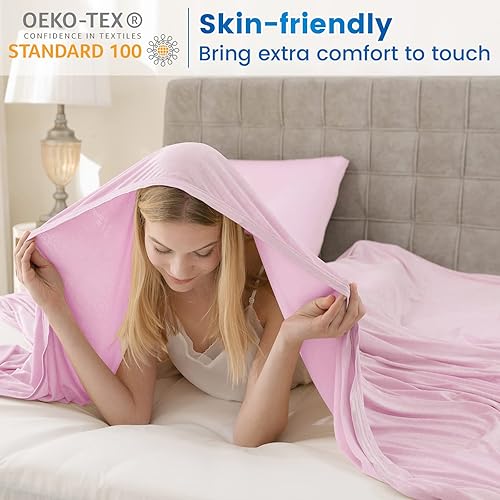 Miniatura 3 de Syalife Manta refrescante para durmientes acalorados, manta de verano tamaño individual con fibra de enfriamiento japonesa Q-Max 0.5 Arc-Chill,