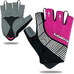 Souke Sports Gants de vélo de vélo rembourrés demi-doigt vélo amortisseur anti-dérapant MTB Road Biking pour les hommes/femmes