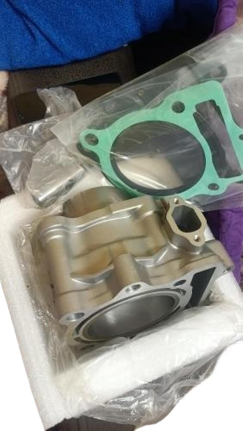 Cylinder Assembly Piston Kit with Rings for 400cc Engines Compatible with Hisun HS400 ATV UTV Go-Kart and Task Vehicles