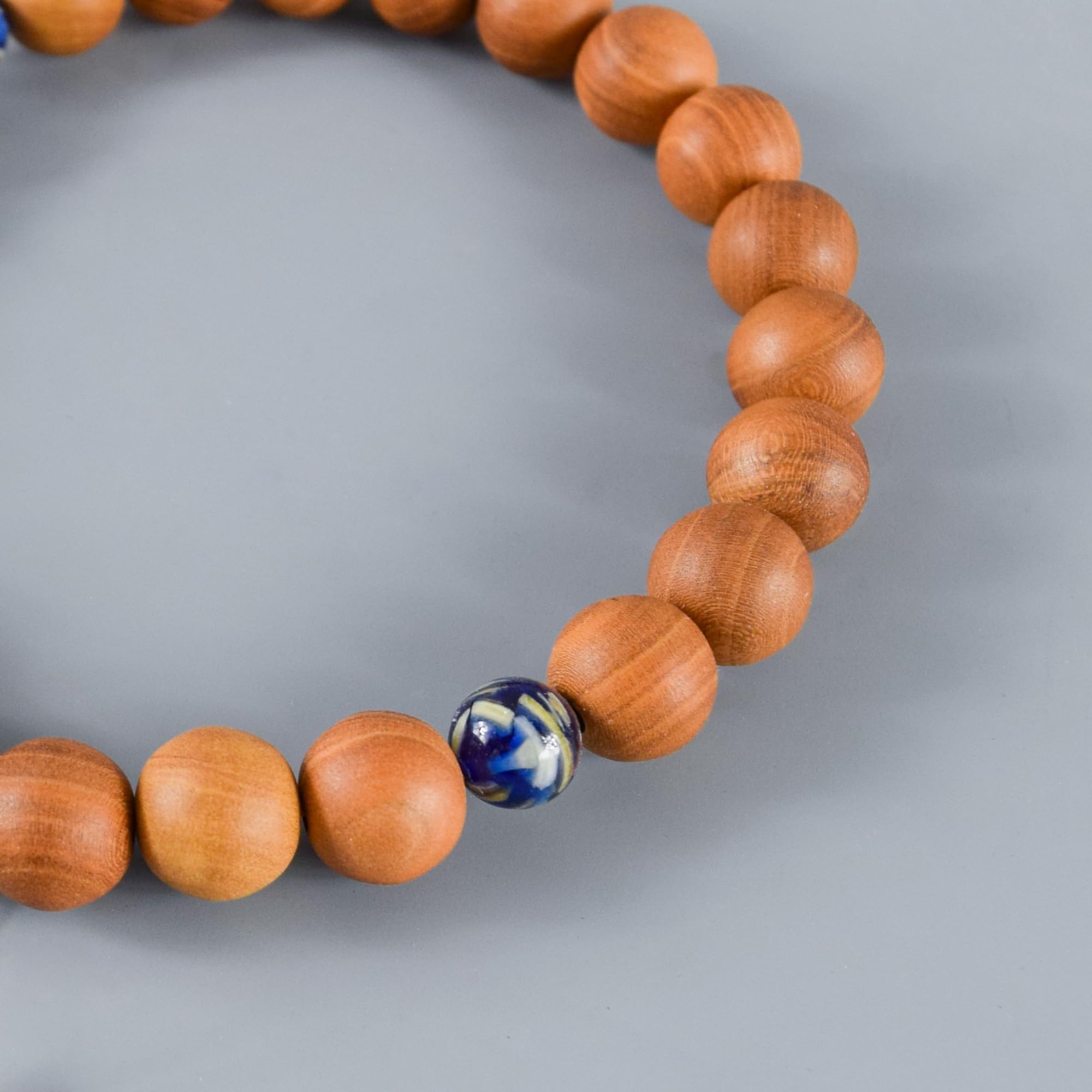 13 mm śliwkowe drewniane niebieskie muszle koraliki japońskie Juzu modlitewne koraliki dla buddyjskich ręcznie robionych koralików mala Kioto prezent prezent dla kobiet mężczyzn JUA147