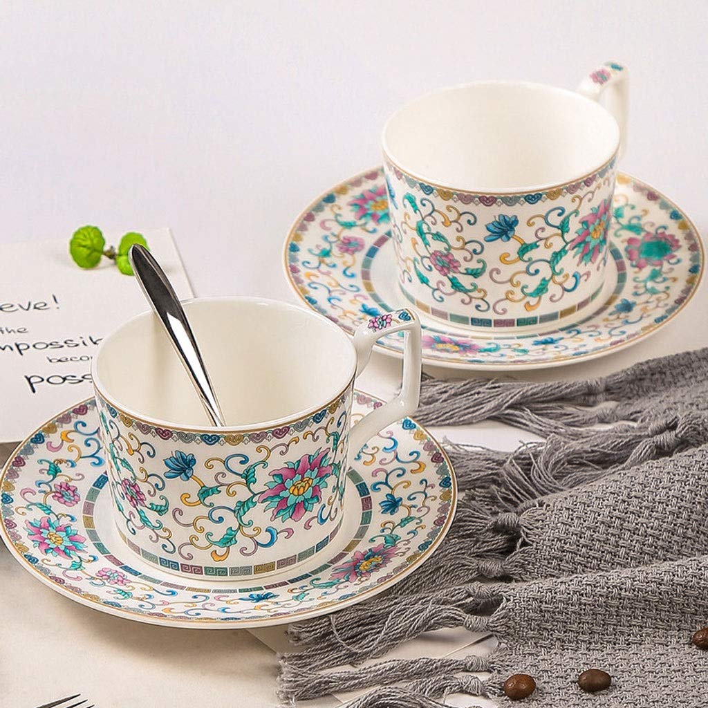 Filiżanka do kawy porcelana kostna filiżanka do kawy i spodek zestaw domowy popołudniowa herbata zestaw ceramiczny czajniczek czarna filiżanka do herbaty filiżanki do herbaty i kawy
