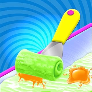 Rollos de postre de helado de bricolaje