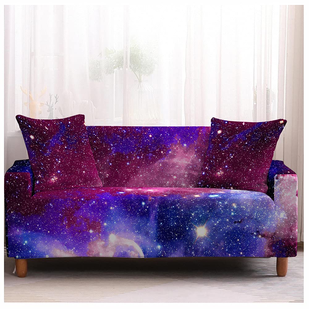 Housse de canapé motif nuit nature universelle pour éviter les plis
