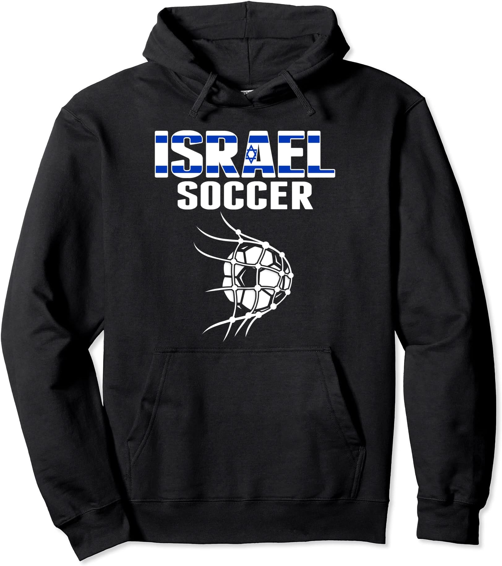Israel Soccer Fans Jersey - Support Israeli Football Team Pullover Hoodie