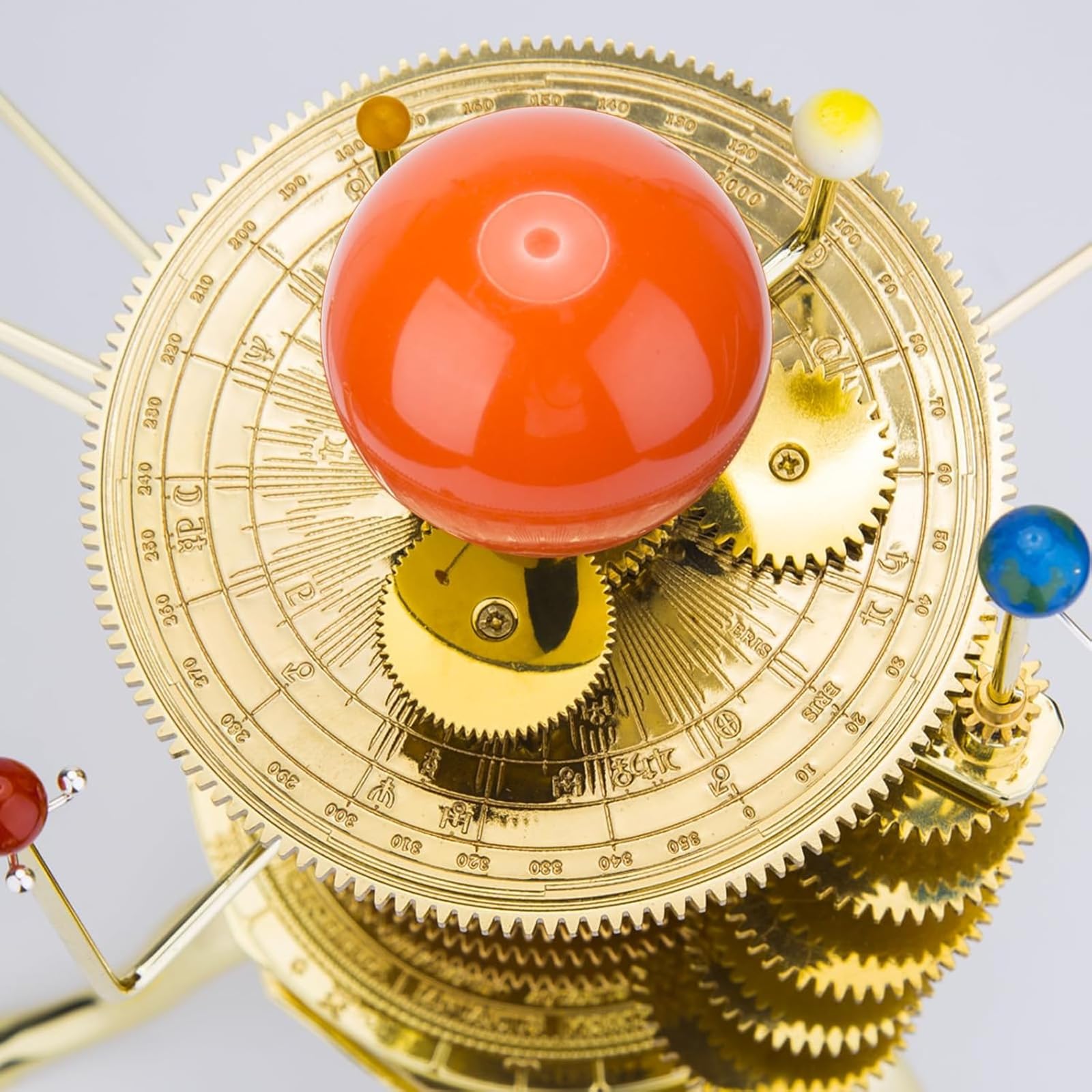 TYH Orrery del Sistema Solare con 8 Pianeti, Kit Modello Orrery in Metallo Fai da Te 3D, Puzzle di assemblaggio planetario in Ottone da 200 Pezzi, Regalo educativo da Collezione astronomico