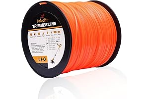 A ANLEOLIFE 5-Pound Commercial Square .105-Inch-by-1038-ft String Trimmer Line in Spool