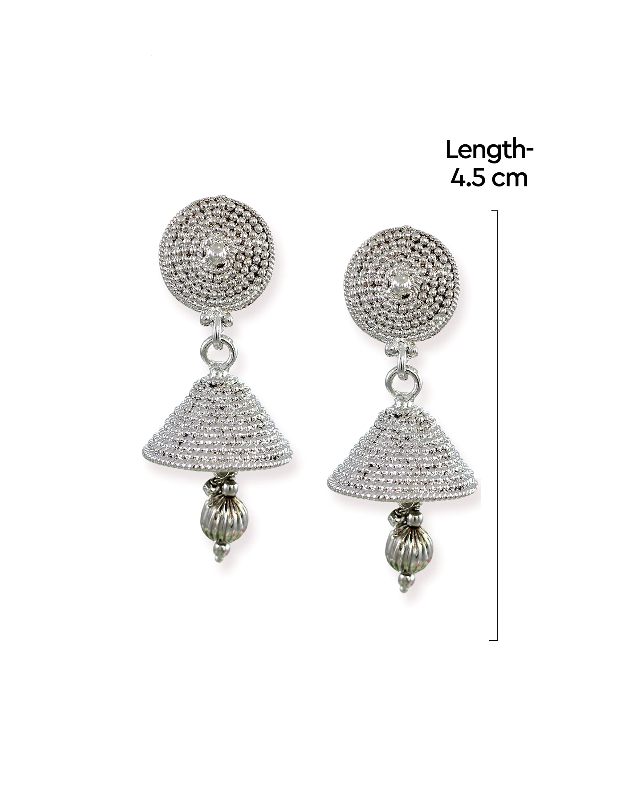 Ethnic-Toned Jhumki Earring For Women