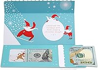 Vista 48 de Tarjeta de boda, con dos aperturas de tira para desgarrar, con ventana de plástico transparente que deja ver dinero, cheques o tarjetas de regalo