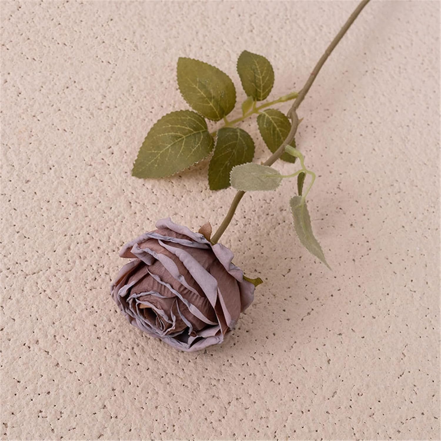 Rose Artificial Flowers, Long Stem Roses Single Rose Real