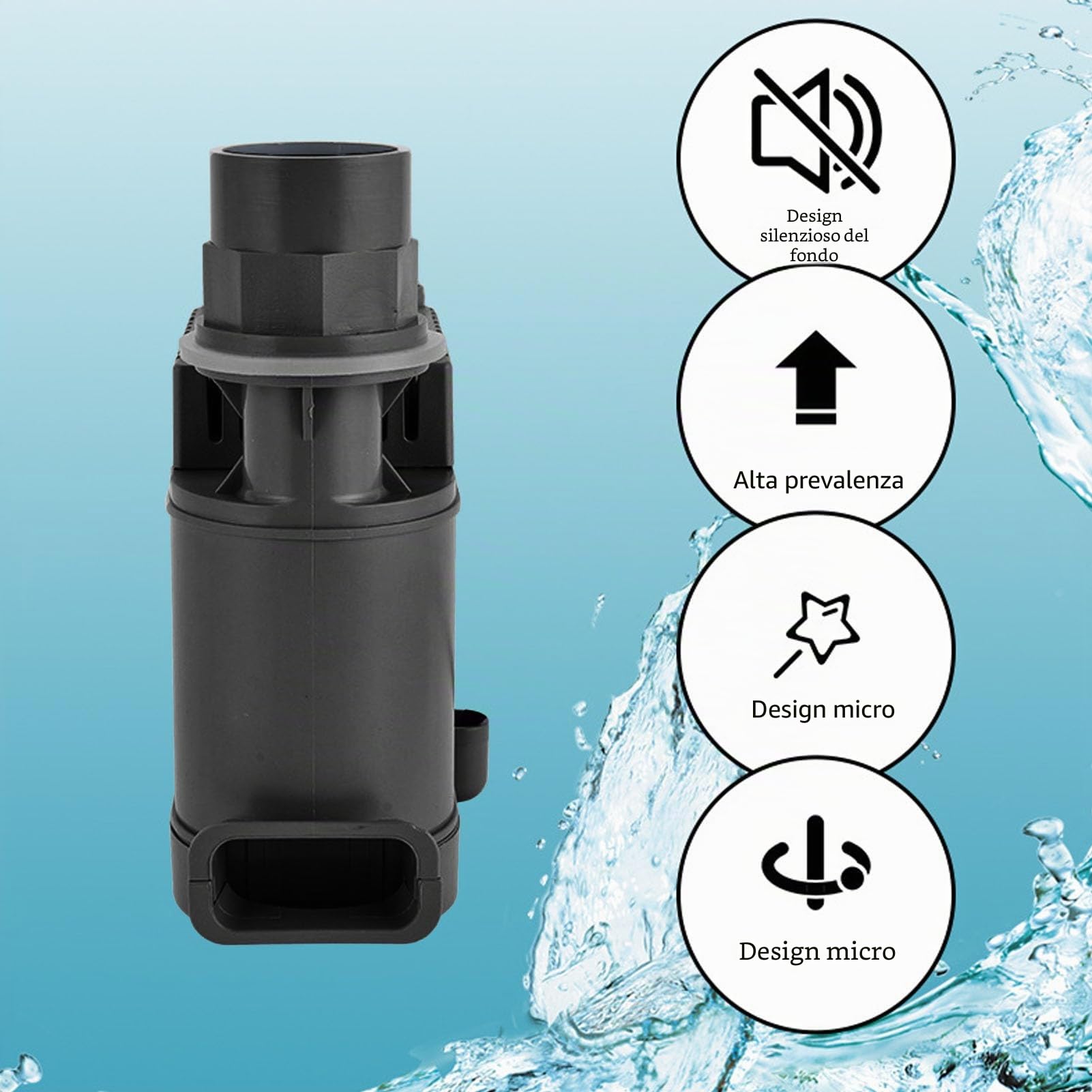 Pompa di Condensa per Aria Condizionata 220-240V 35W 3000L - Senza Spazzole, Basso Rumore, Protezione IPX8