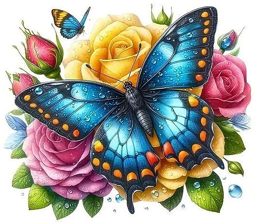 Pegatinas impermeables para coche que cubren imperfecciones con diseño de mariposas troqueladas