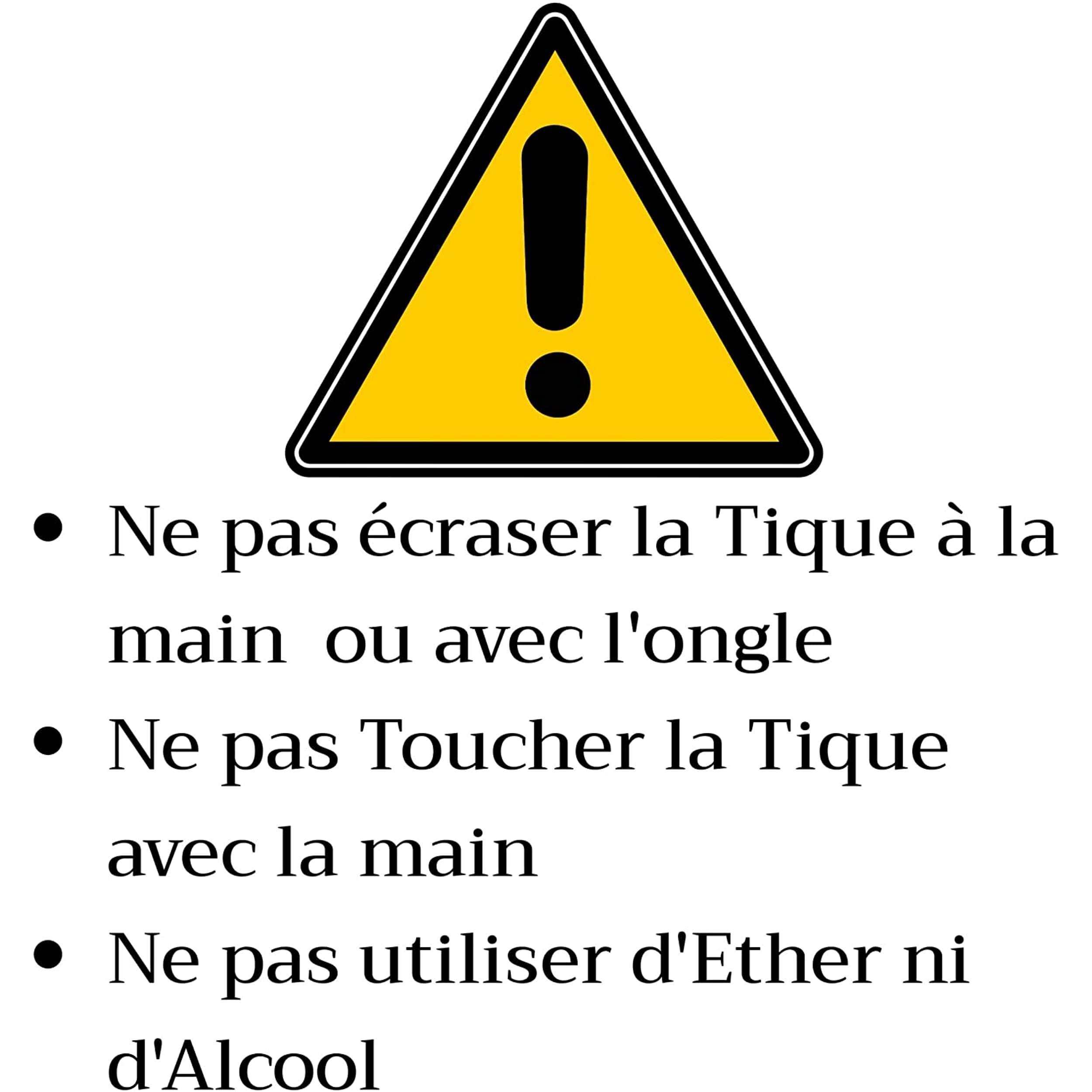 Tire Tique,produit anti tique, Accessoire Antiparasitaire BONUS OFFERT, Retire/Enlève/Attrape parasites, Lot de 3 pinces pour Chat Chien Humain